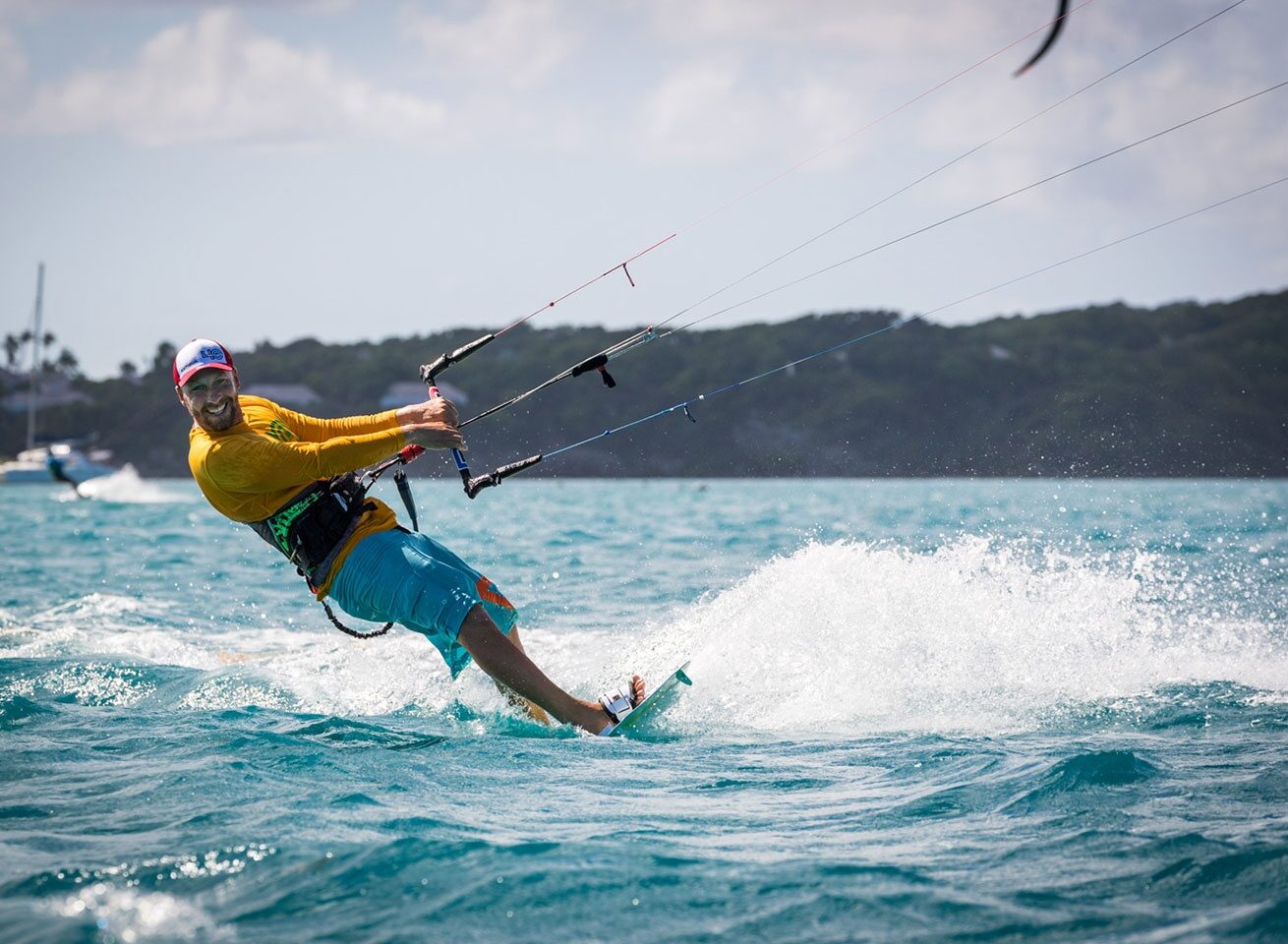 kitesurf equipment rental in the caribbean at 40knots