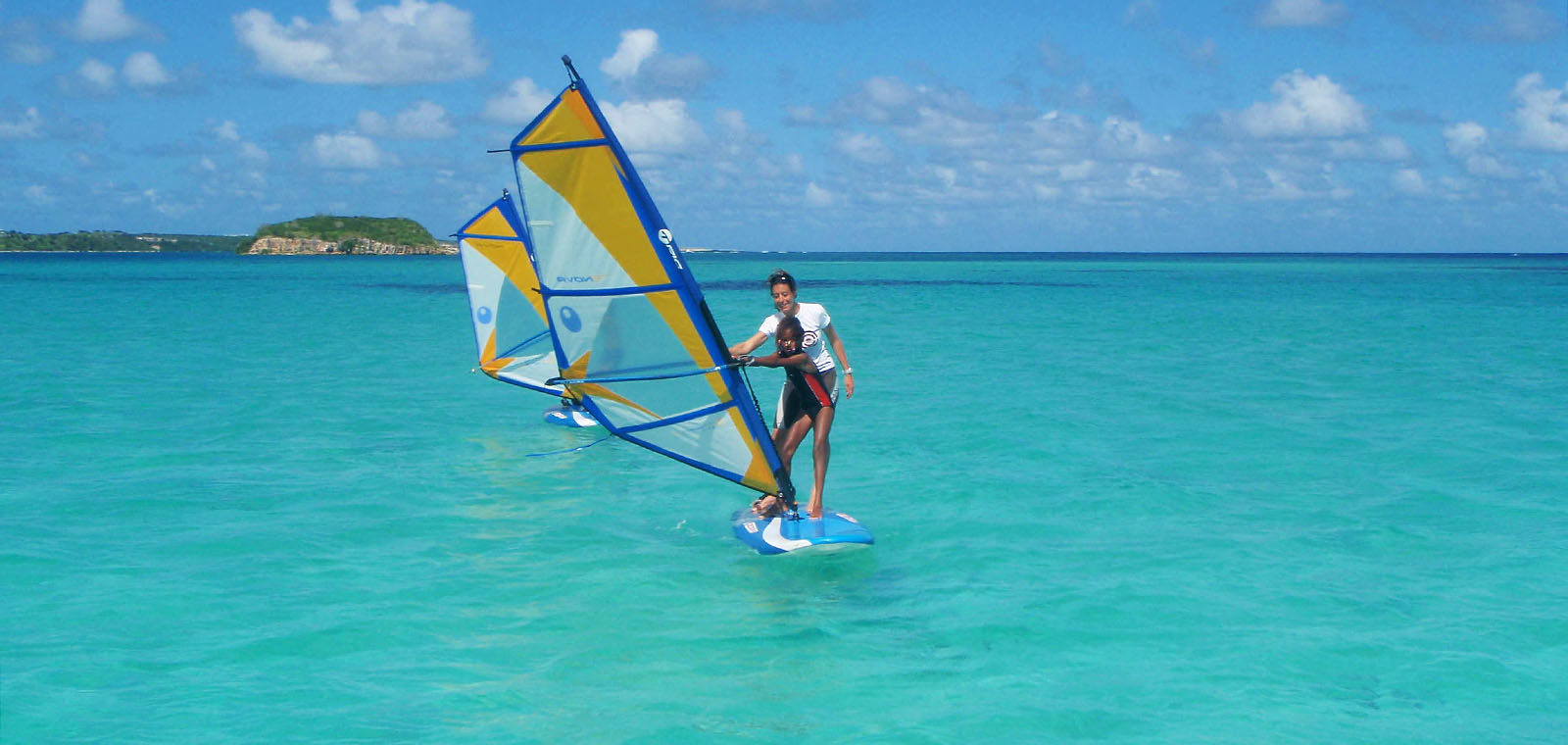 windsurfing in antigua at 40knots